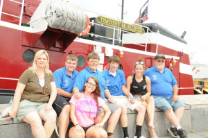 boating event tug photo prop