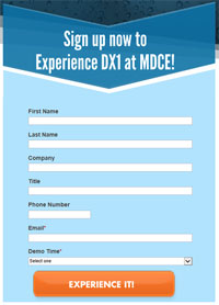 DX1 MDCE signup