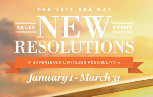 sea ray new year sales event