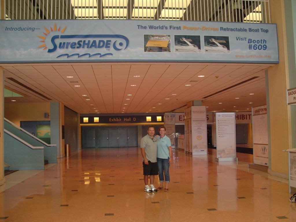 IBEX 2007 introduction of SureShade product and brand to the boating industry.