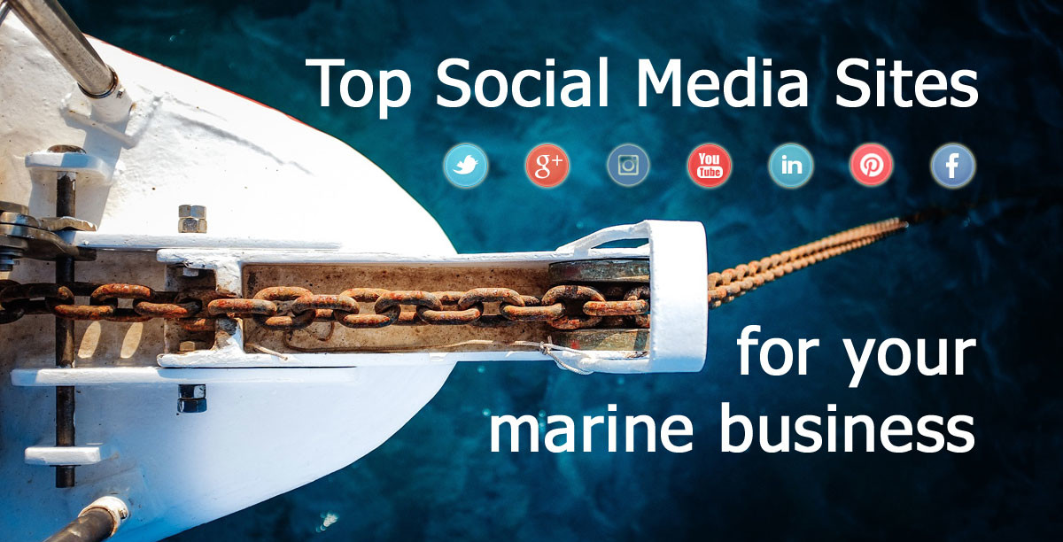 top social media sites marine businesses