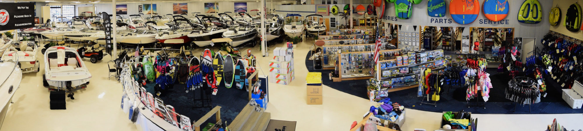 marine center showroom